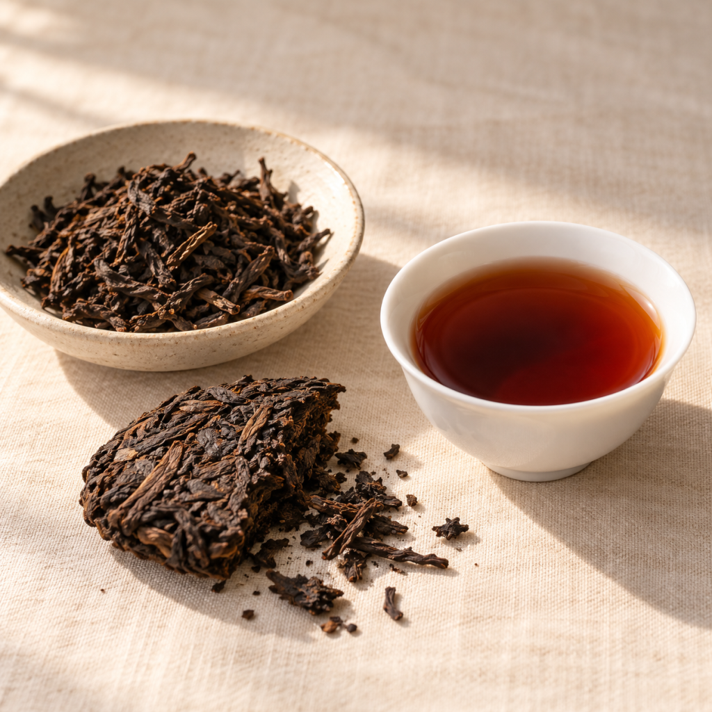 Dark Tea · Pu-erh & Liubao category illustration